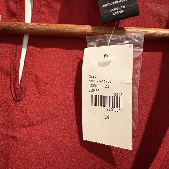 NWT Lane‎ Bryant Blouse Top Women 24 Embellished Beaded Sequin Sleeveless Tank - Picture 5 of 14